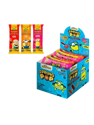 PIRULITO SPRING POP MINIOS DP 36X12GRS
